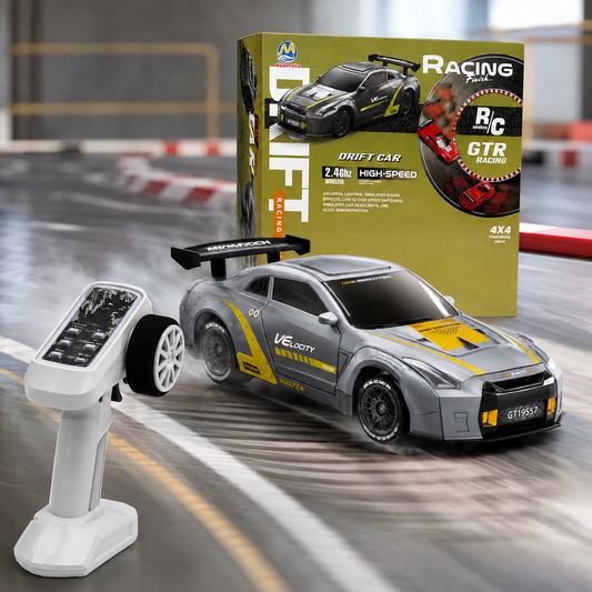 RC Drift Racing Car – 2.4GHz 4WD Remote Control Car with LED Lights & Sound