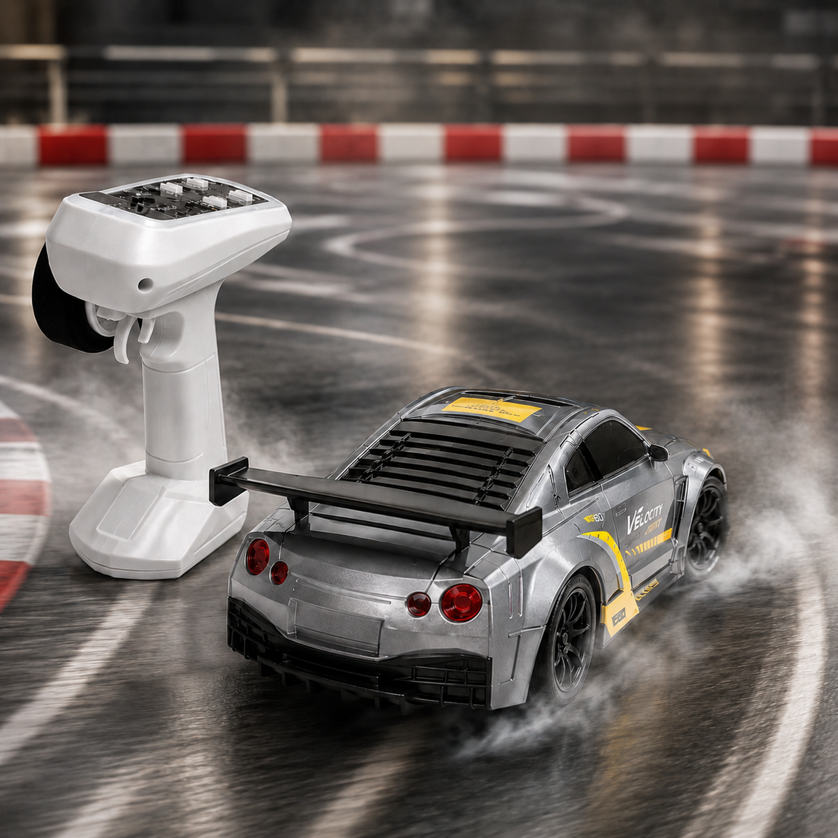 RC Drift Racing Car – 2.4GHz 4WD Remote Control Car with LED Lights & Sound