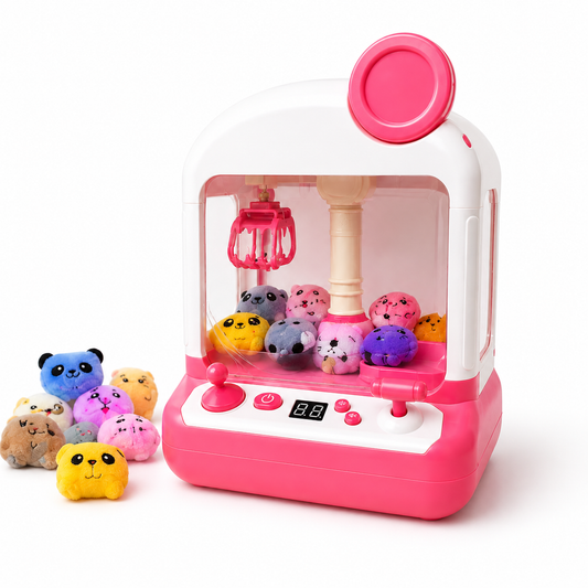 Mini Claw Machine Toy for Kids with Plush Toys